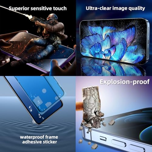 SIMDOG for iPhone 12 Pro Max Screen Replacement Kit 6.7 inch, Full HD LCD Display 3D Touch Screen Digitizer Full Assembly + Repair Tools + Screen Protector