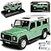 Produktbild Cararama Land Rover Defender 110 5 Türer Grün mit Weissem Dach 1/24 Modell Auto mit individiuellem Wunschkennzeichen