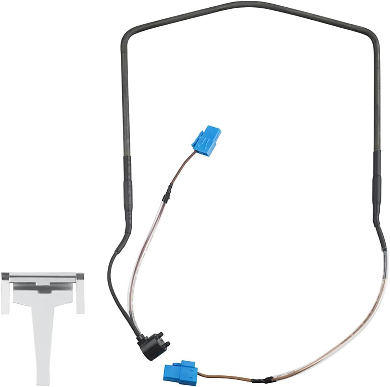 Pack of 1 Set Defrost Heater Assembly Includes 2 Drainage Clips Compatible Refrigerator Model DA61 06796A Efficient Ice