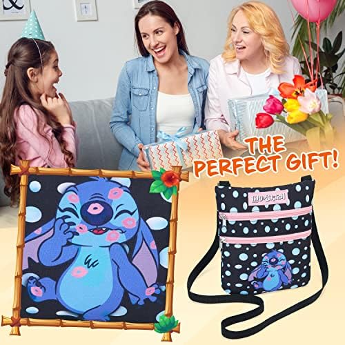 Disney Cross Body Bag dla dziewczynek, Lilo and Stitch Torba na ramię, Stitch Gifts