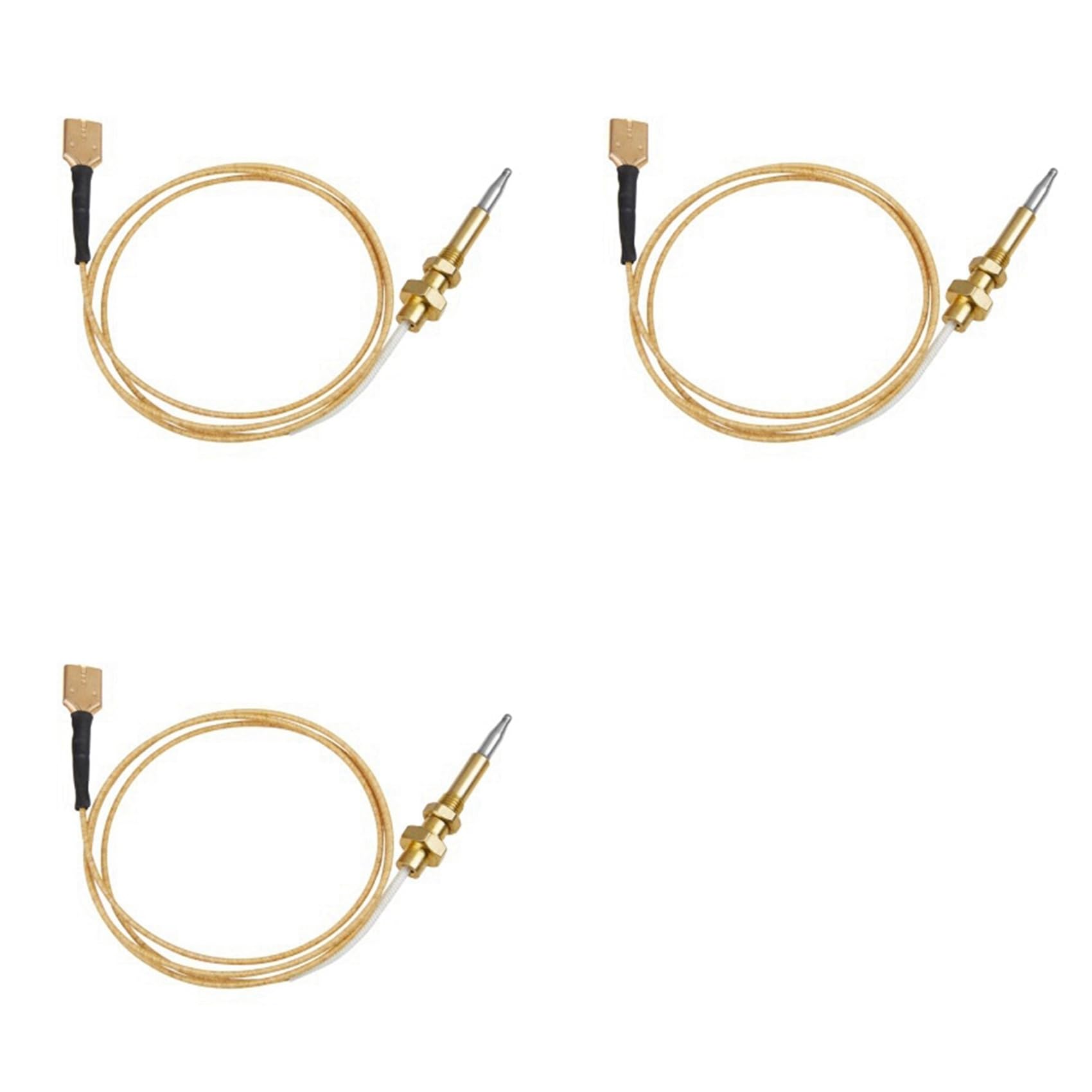 Hndhbfgrt 3X Gas Stove Thermocouple Heater Burner Cooker Universal Fireplace Parts HR0058-3
