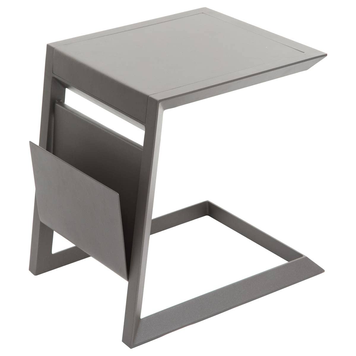 Table d'appoint Allure en aluminium époxy fini praline haut de gamme Hespéride