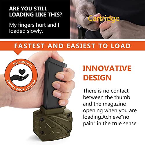 Ludex Magazine Speed Loader For Glock 9Mm/.40.Fits Glock 17,18,19,22,23,24,26,27,34,35,45 And 47 #TOP1