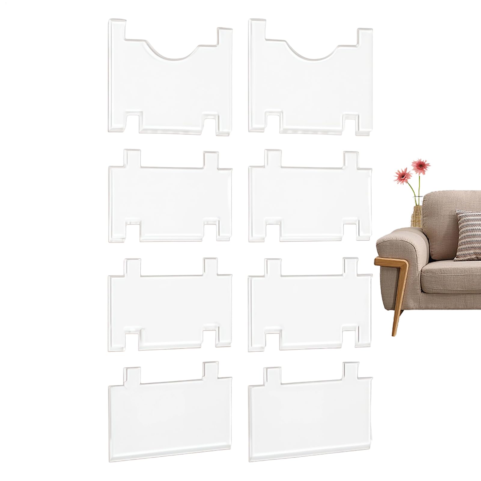 Installation de maison propre avec l'entretoise murale de taille standard