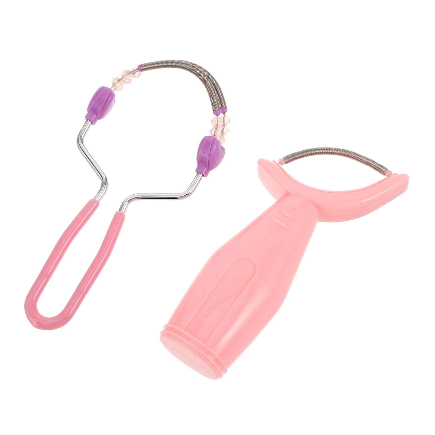 Beatifufu Facial Hair Remover for Women Manual Spring Device Hair Removal Tool Face Threading Facial Epilator