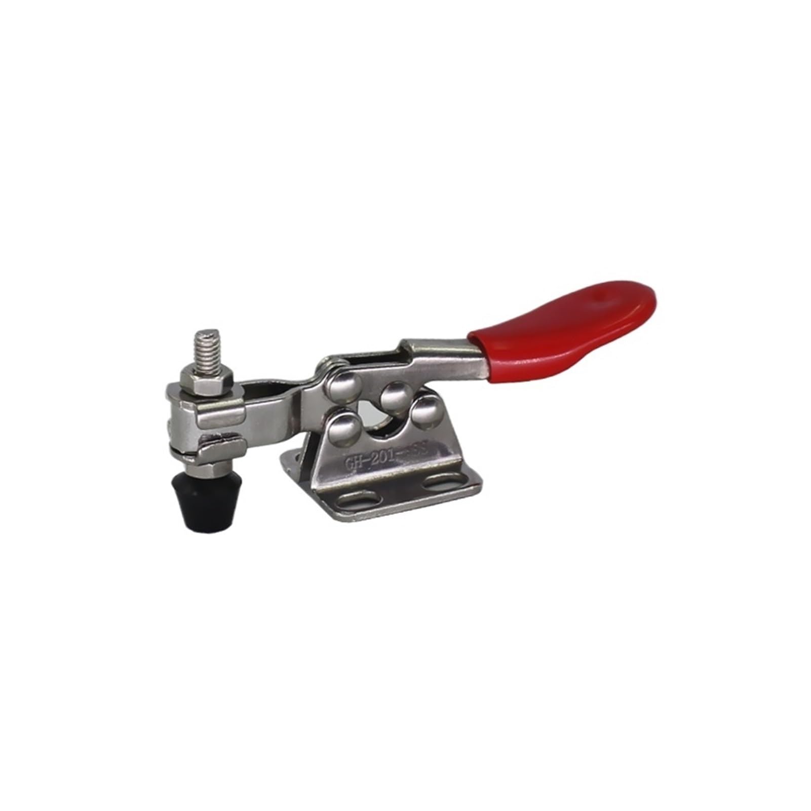 Morsetto a leva GH-201-SS Morsetto a ginocchiera a sgancio rapido in acciaio inossidabile Morsetto di fissaggio orizzontale Strumento a clip manuale GH-201SS(10PCS)