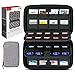 Etui pour 72 Jeux, Sisma Pochette de Rangement pour 40 Jeux Switch PS Vita ou Cartes SD et 32 Cartouches 3DS DS, Gris