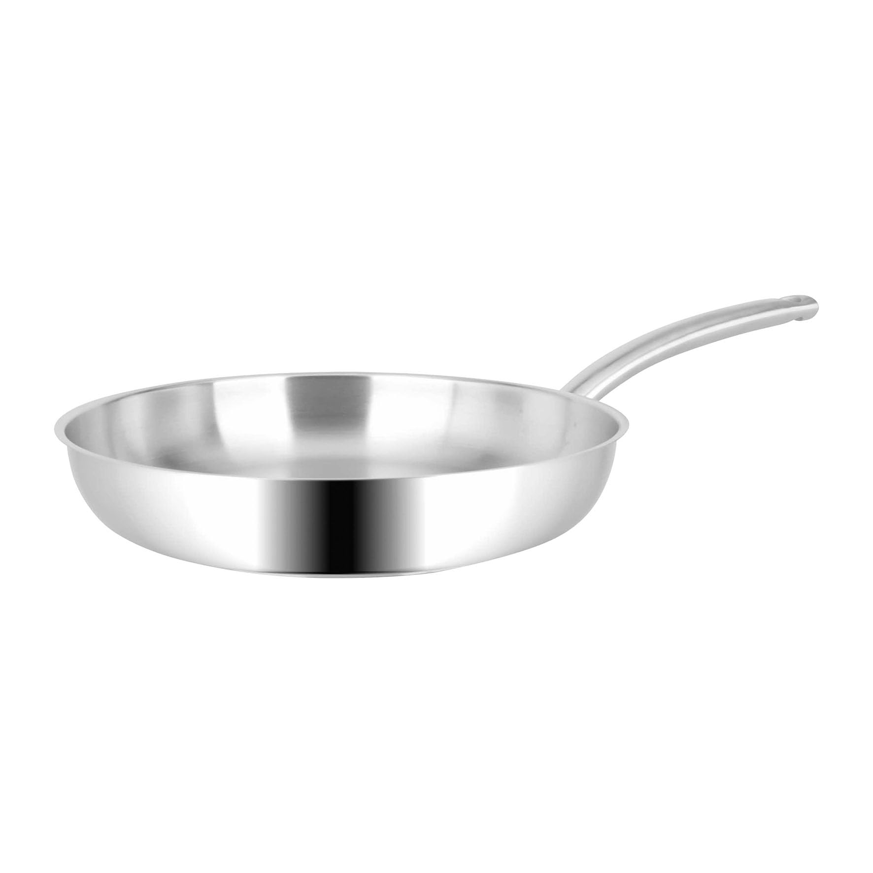 Casserole Sitram Bacchus Pro 18 Cm Acier Inoxydable - Tous Feux Dont Induction, Manche Ergonomique, Fond Triple Épaisseur