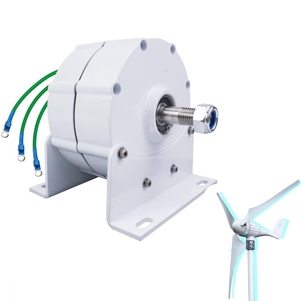 16000W 3-fazowy bezprzekładniowy alternator AC z magnesami trwałymi do turbiny wodnej i wiatrowej 12V-220V, generator wiatrowy z prostownikiem (napięcie 12 woltów)