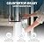 Armour Water Filter System - Stainless Steel Countertop Gravity Water Filter Dispenser with 2 Coldstream FTO Filters for PFAS, Fluoride, Lead, Bacteria - NSF Certified Water Dispenser