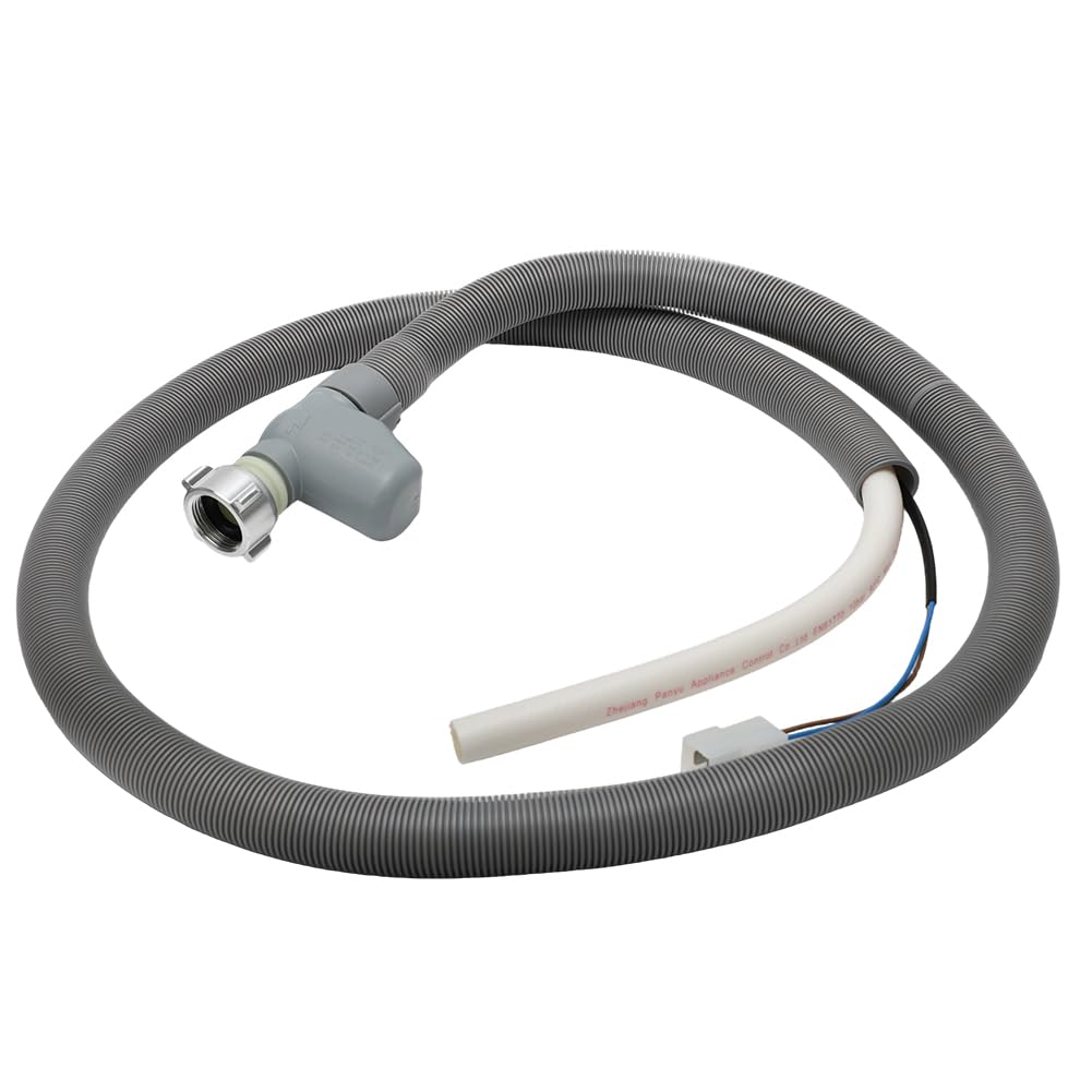 Aquastop Manguera de entrada, 1,85 m, universal, para lavadora, lavavajillas, lavavajillas, manguera de extensión multiusos para tubos de desagüe - 2