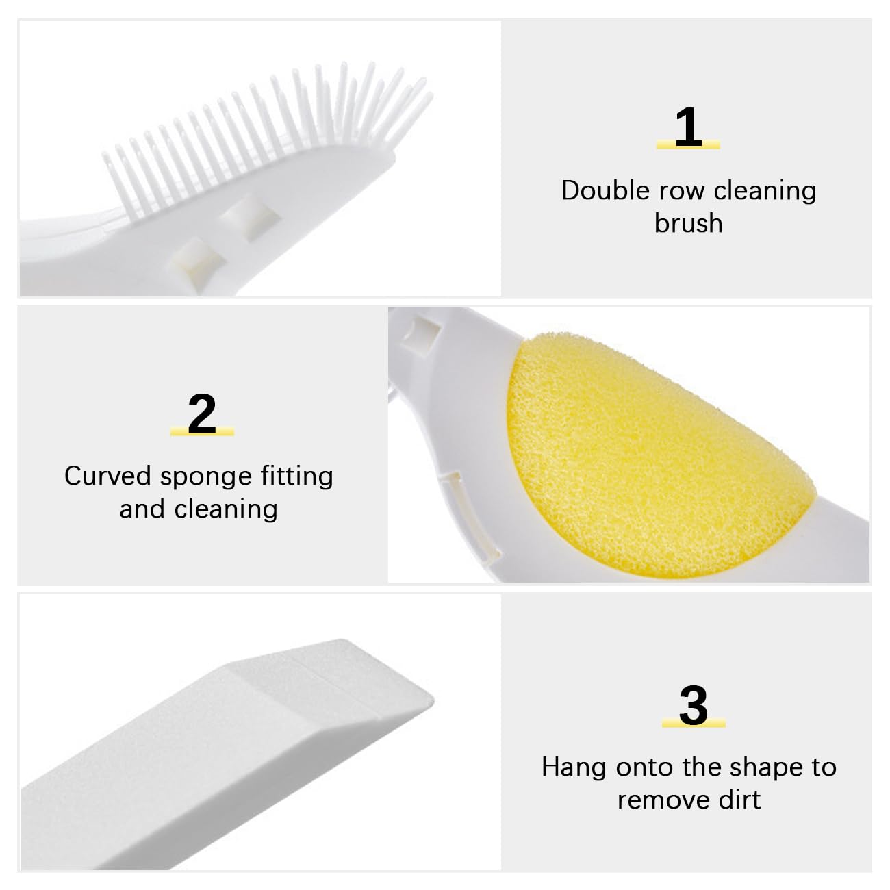 15 Pack 3 in 1 Smart Toilet Seat Water Sprayer Electric Bidet Seat Nozzle Brush Set — view 5