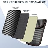 Faraday Pouch for Car Keys Pack of 2 – Signal Blocking Key Case, RFID Blocker Bag for Keyless Entry Fob, Anti-Theft Car Security Pouch, Key Signal Protector for Vehicle Remote and Smart Keys (Medium) - Image 6