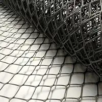 Tela Plástica Preta para Proteção, 20m x 1,5m ou 1m, Malha 2cm, Resistente à Água, para Galinheiro e Jardim (1, 20M X 1,5M)