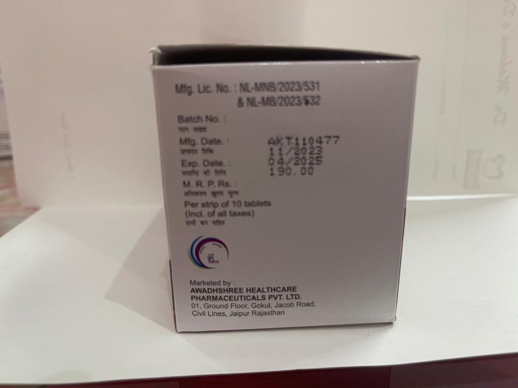 AP PRO BITE APFERIC-M Tablets with Ferrous Ascorbate 100mg | Zinc 22.5mg | Methylcobalamin 1500mcg | Multinutrient Supplement for Daily Use | Includes Essential Minerals and Vitamins - 1 * 10 Tablets AP PRO BITE APFERIC-M Tablets with Ferrous Ascorbate 100mg | Zinc 22.5mg | Methylcobalamin 1500mcg | Multinutrient Supplement for Daily Use | Includes Essential Minerals and Vitamins - 1 * 10 Tablets