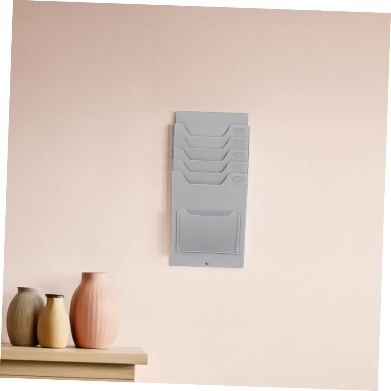 Homoyoyo Présentoir Mural pour Cartes de Visite en Pp, Lot de 2 Porte-cartes Compacts et Polyvalents pour Bureau et Hôtel