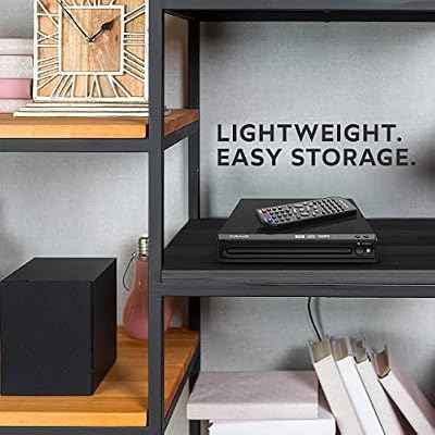 Craig Compact DVD/JPEG/CD-R/CD-RW/CD Player with Remote (CVD512a), NO HDMI Connection
