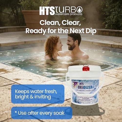 Image of Oxidizer Shock for Pools, Hot Tubs & Spas - 5 lbs Made in USA | Fast-Dissolving Oxidizing Shock for Pool | Non Chlorine Pool Shock Treatment | Non Chlorine Shock for Pool Clears Water
