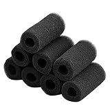 ＊Cantidad＊: 8 fundas de algodón de protección bucal de succión con filtro, suficientes para reemplazar y usar. Tamaño: tamaño grande, longitud 8.0 cm, ancho 4 cm, el diámetro del orificio es de aproximadamente 2,0 cm.