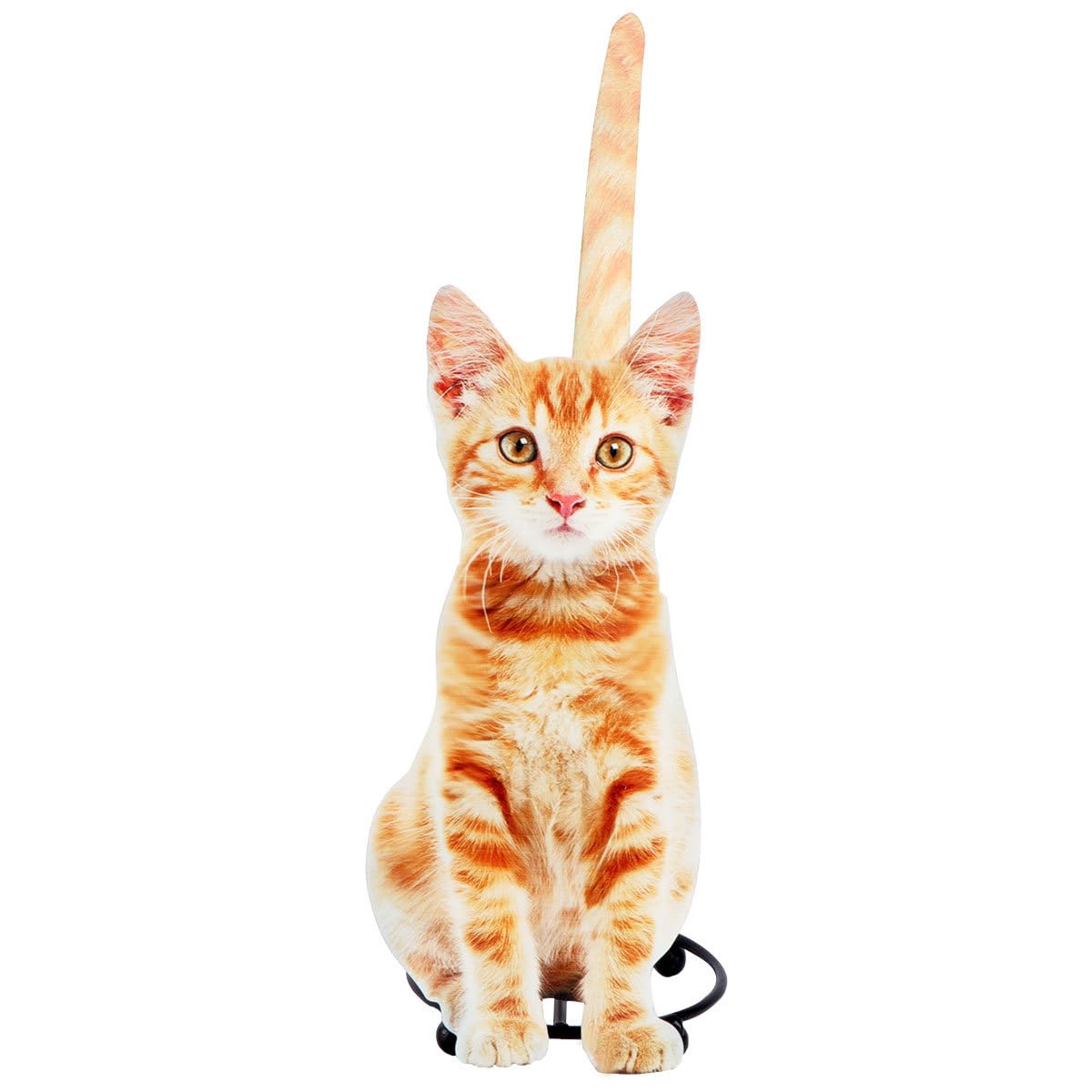 TIDTALEO 1pieza Soporte Rollo Papel Cocina de Hierro con Diseño Creativo de Gato Estante Organizador para Almacenamiento de Papel Baño y Cocina Resistente y Práctico