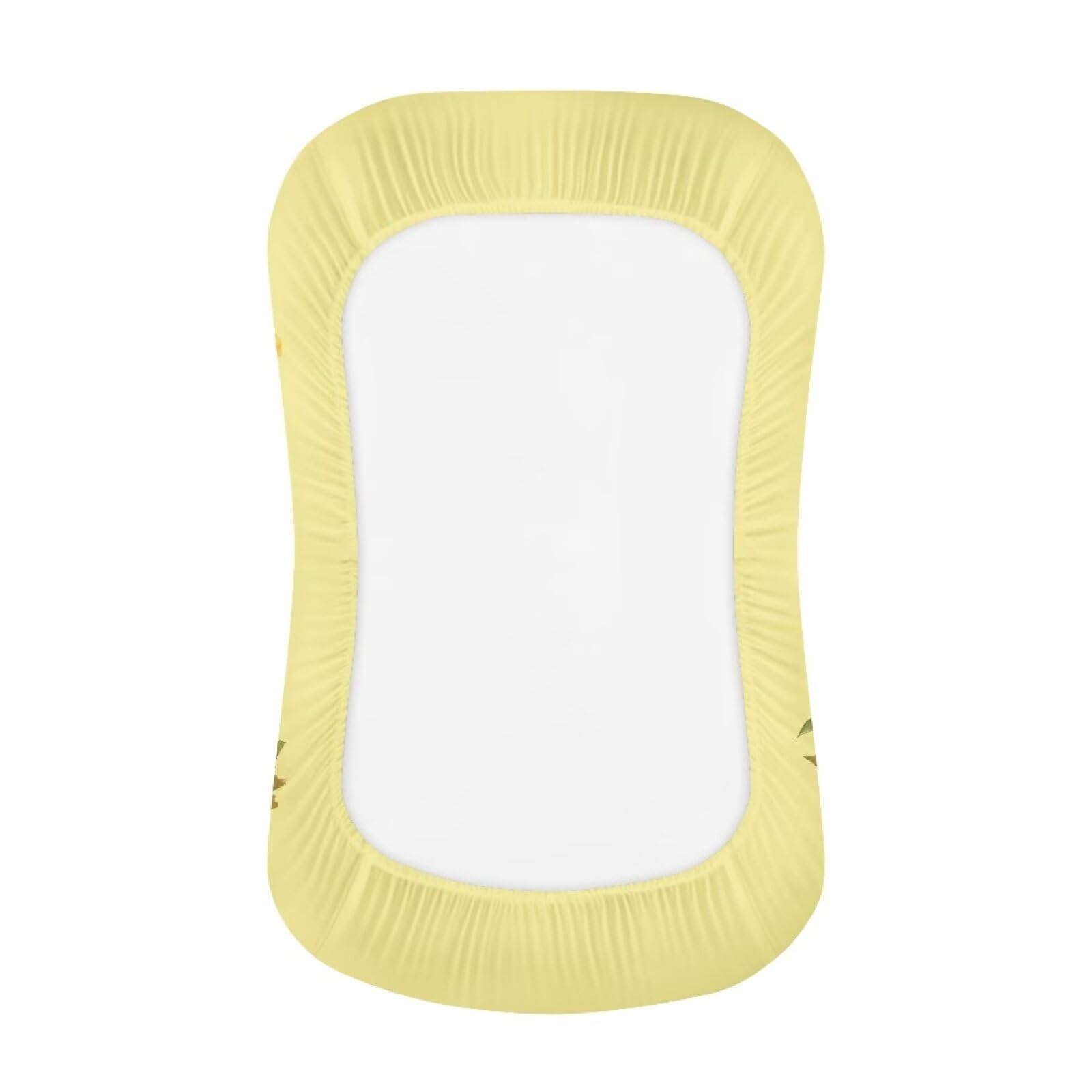 Zanxiantu Sunflower Elephant Soft Pillow Covers Baby Pillow Cover for Newborn Snuggle Me Organic Lounger Cover for Sleep Baby Comfy Loungers Cover