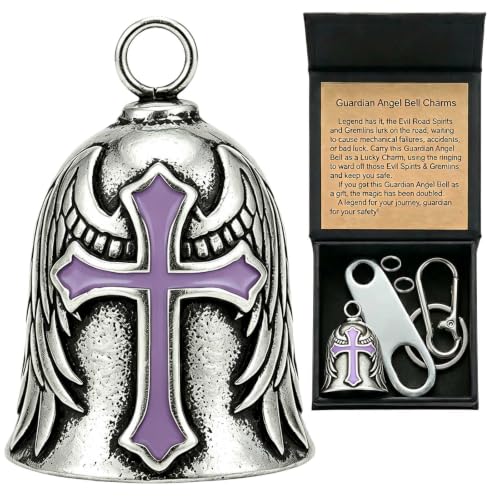 Image of Motorcycle Bell Guardian Angel Gremlin Lucky Charm Gift For Riders