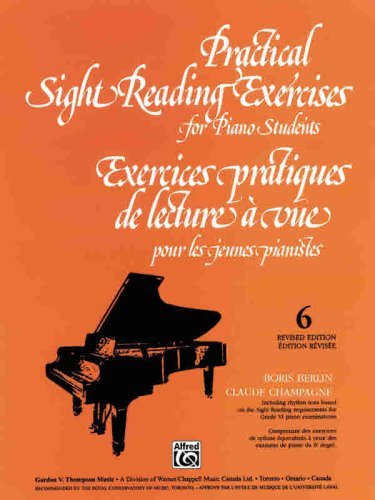 Practical Sight Reading Exercises for Piano Students, Book 6 (English Edition)