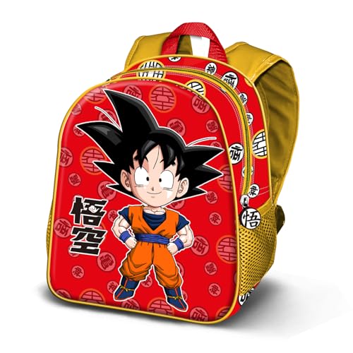 Dimensioni: 39 x 31 x 15 cm Dragon Ball Kintoun-Zaino Basic, Rosso, 31 x 39 cm, Capacità 18,2 L