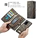 Galaxy S20 Ultra Wallet Case,AKHVRS Handmade Premium Cowhide Leather Wallet Case,Zipper Wallet Case [Magnetic Closure] Detachable Magnetic Case & Card Slots for Samsung Galaxy S20 Ultra Black