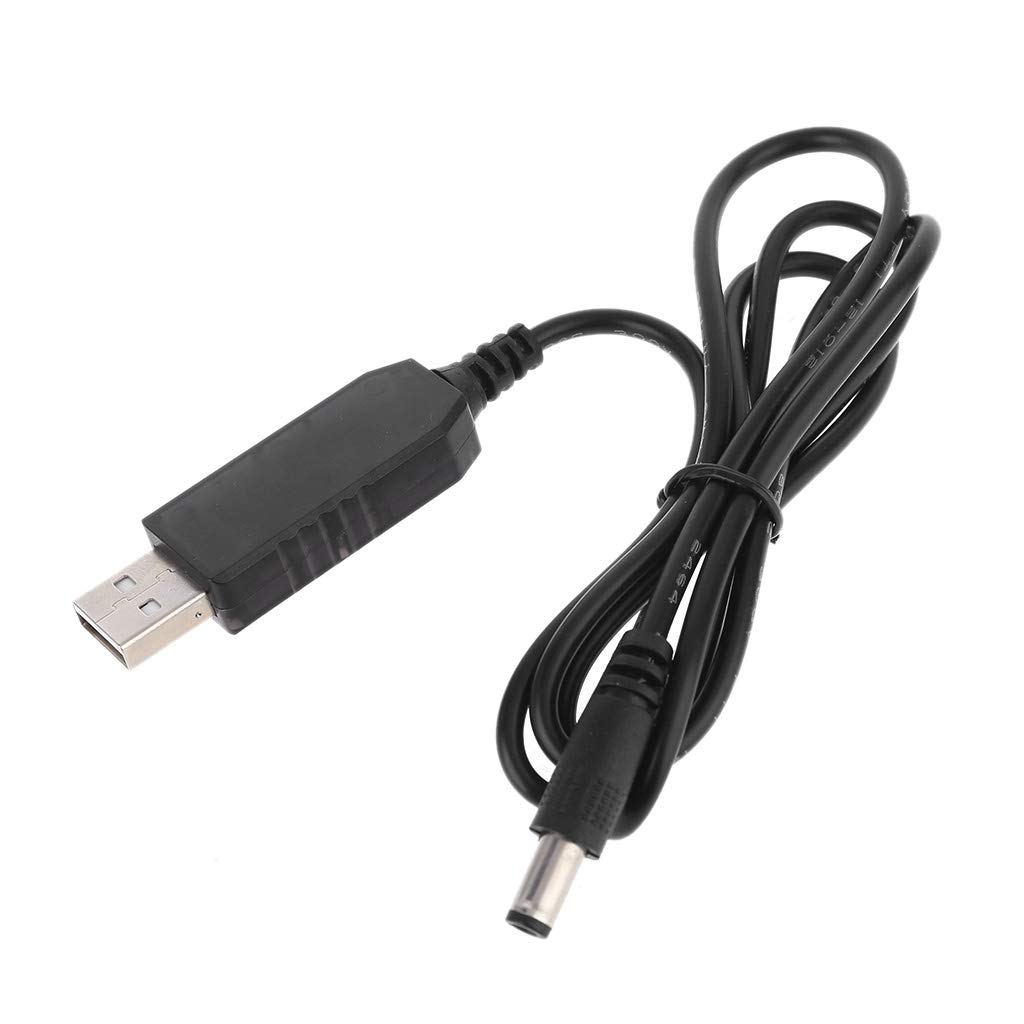 Bairu 4.2V Usb 5V To 8.4V 12.6V Dc 5.5X2.1mm Line Converter Power Charging Cable,For 18650 Lithium- Battery
