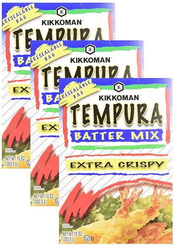 Kikkoman Tempura Batter Mix, 10 Ounce (Pack of 3)