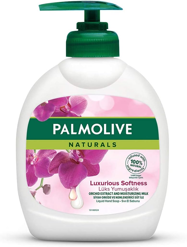 Palmolive Naturals Siyah Orkide İpeksi Yumuşaklık Nemlendirici Sıvı El Sabunu (300 ml)