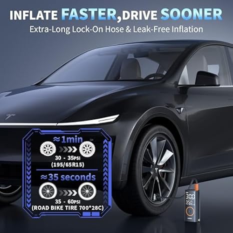 OlarHike 4000mAh & 6000mAh Daily & Road Trip Tire Inflator Bundle