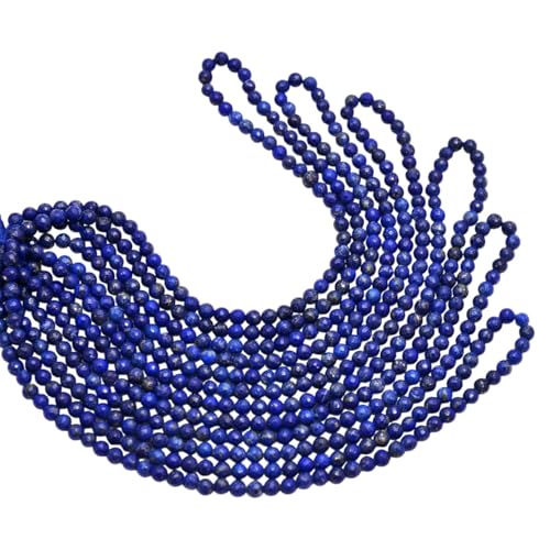 Cuentas de lapislázuli natural de 4-5 mm para diseñar joyas sin esfuerzo