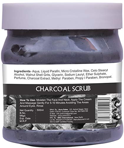 Image of Pink Root Charcoal Scrub 500gm with Fruit Gel 500gm