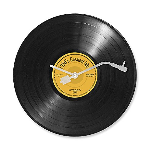 Balvi orologio da parete Greatest Hits - Design retrò Gancio parete in dotazione Plastica 30 x 30 x 3 cm