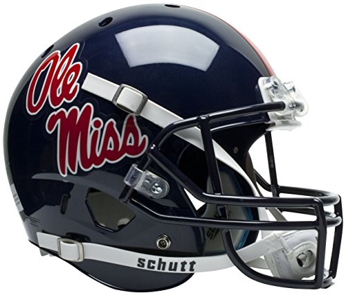 Schutt NCAA Ole Miss Rebels Replica XP Football Helmet, Classic