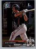 2017 Bowman Draft Chrome #BDC-2 Jacob Gonzalez San Francisco Giants Official MLB Baseball Trading Card in Raw (NM or Better) Condition