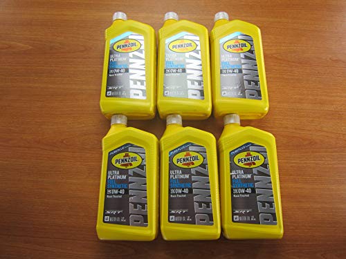 Mopar Chrysler Dodge Jeep Penzoil Ultra Platinum Full Synthetic 0W-40 6 Qts.