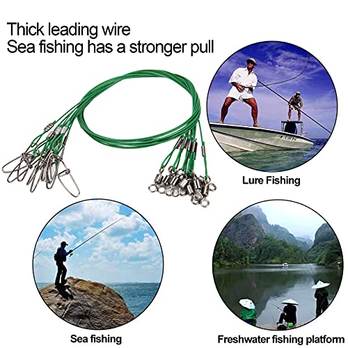 Cuerda líder de pesca de acero inoxidable para pesca en mar miniatura 3