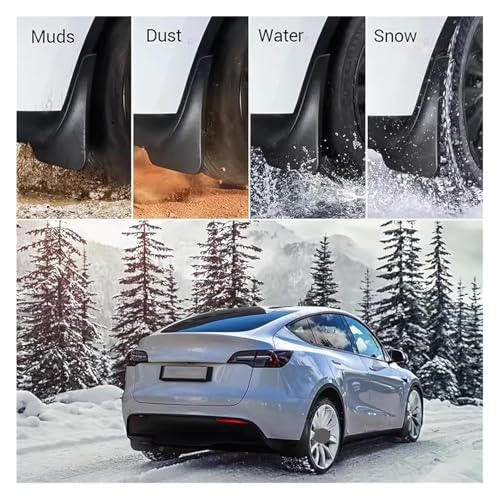 Guardabarros para neumáticos de coche Tesla Model Y Juniper 2025 protector 6