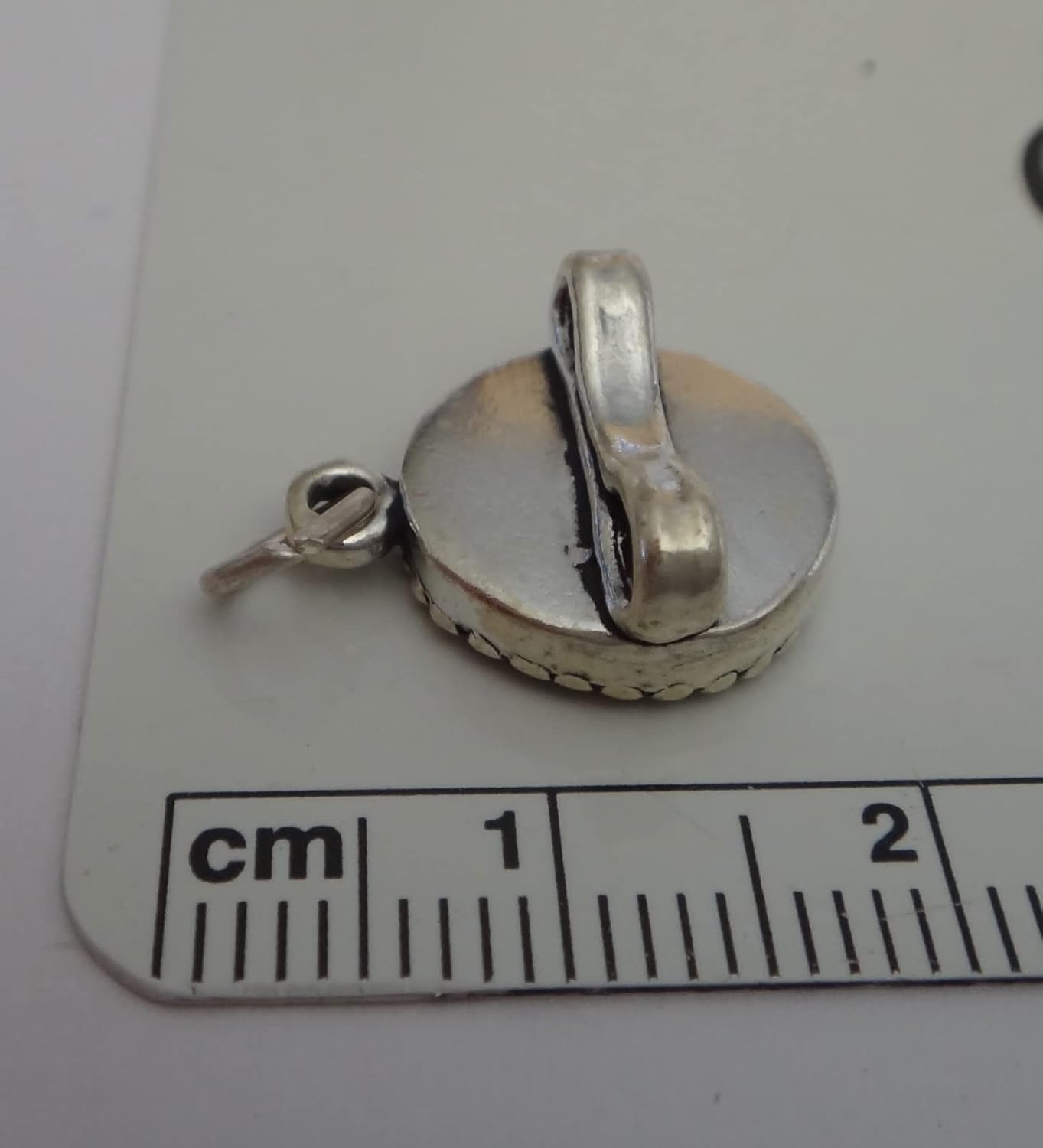 Sterling Silver 3D 15x13mm Horse Grooming Brush Curry Comb Charm Jewelry Making For You