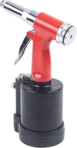 Miniatura 7 de YIYIBYUS Pistola de remache, remachadora neumática, herramienta de remache hidráulica de aire de 14 pulgadas, NPT automotriz remachadora de tuercas