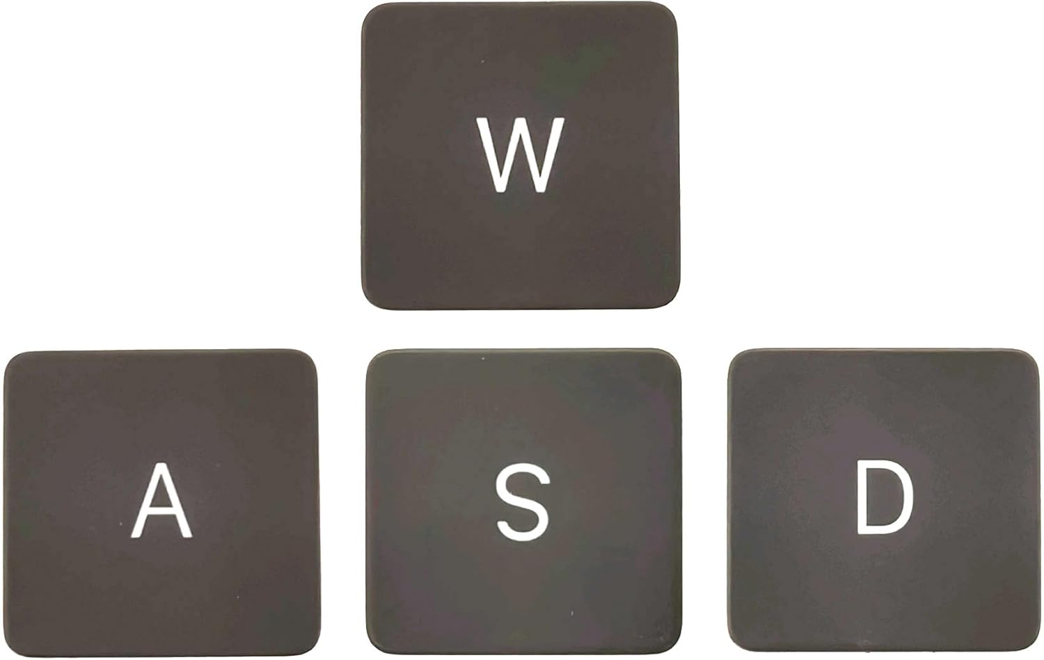 4Pcs Replacement W, A, S, and D Arrow Keycap Key with Scissor Clip Hinge for MacBook Pro/Max M2 M3 M4 A2779 A2780 A2918 A2992 A2991 A3185 A3186 A3401 A3112 A3403,A3113 A3240 (W, A, S, and D)