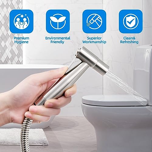 image for Arofa Handheld Toilet Bidet Sprayer for Toilet-Adjustable Water Pressu
