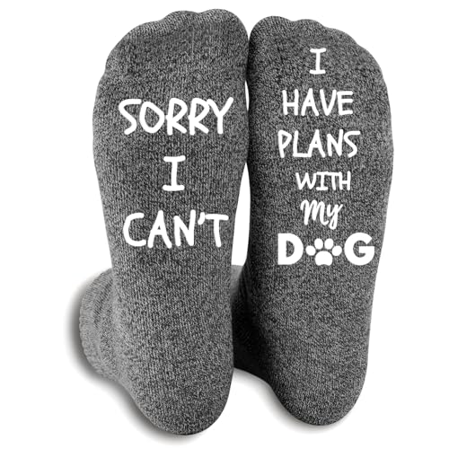 ANOTION Funny Socks Gifts For Dog Lovers - Gifts for Men Women Dog Mom Gifts for Women...