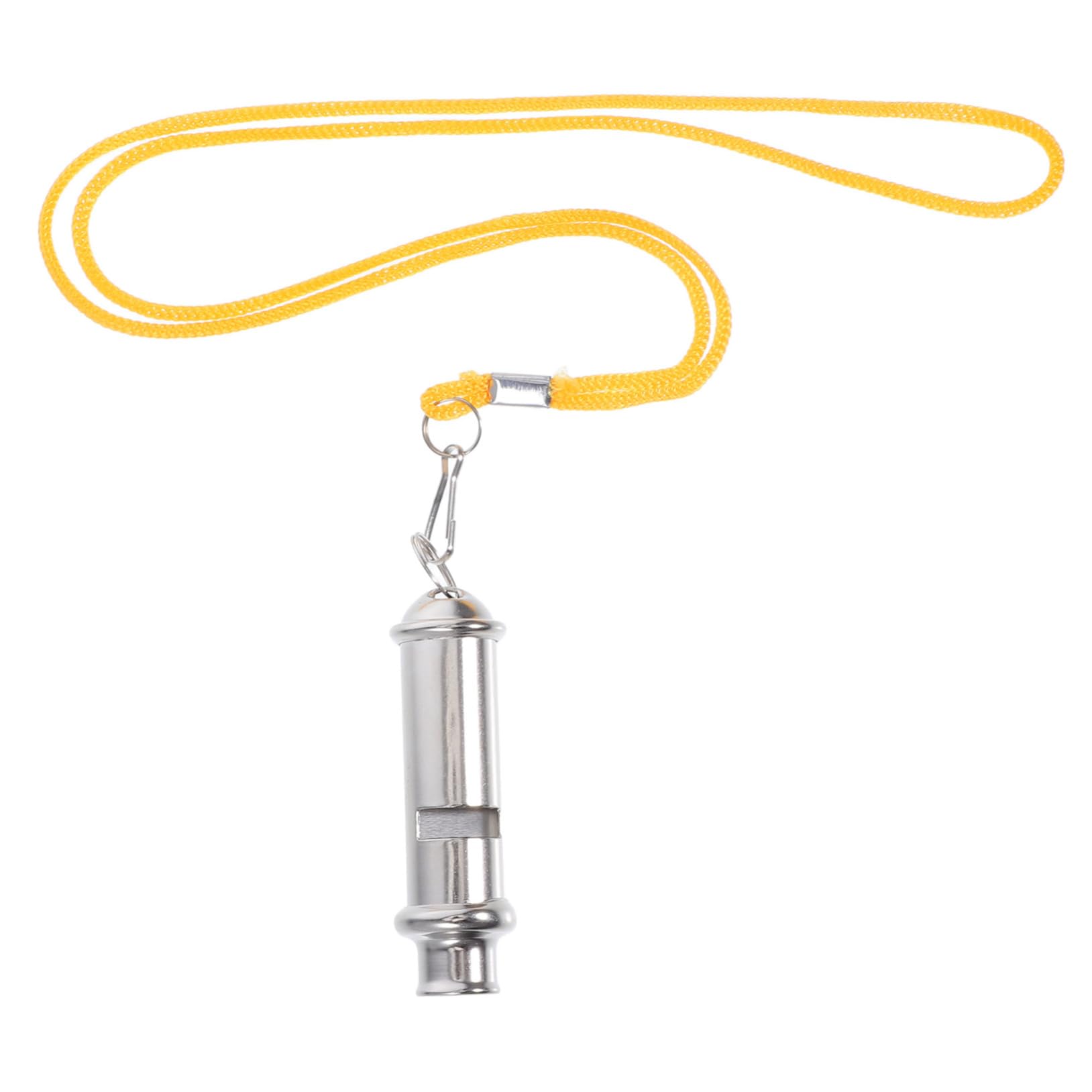 POPETPOP Stainless Steel Outdoor Survival Rescue Emergency Whistle Multifunctional Whistle for Hiking Camping