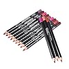 12 Kleuren Liplinerset Mode Zwarte Staaf Waterdichte Make-up Lipliners Professionele Make-up Lipliner-potloodset Voor…