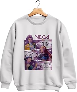 Comprar Evyre Sudadera Infantil KPOP Personalizable Niños Niñas Unisex Ropa KPOP Regalo Original Blanco Rosa Negro Modelos Huntrix Sajaboys Derpy Gato (Nombres Blanco)