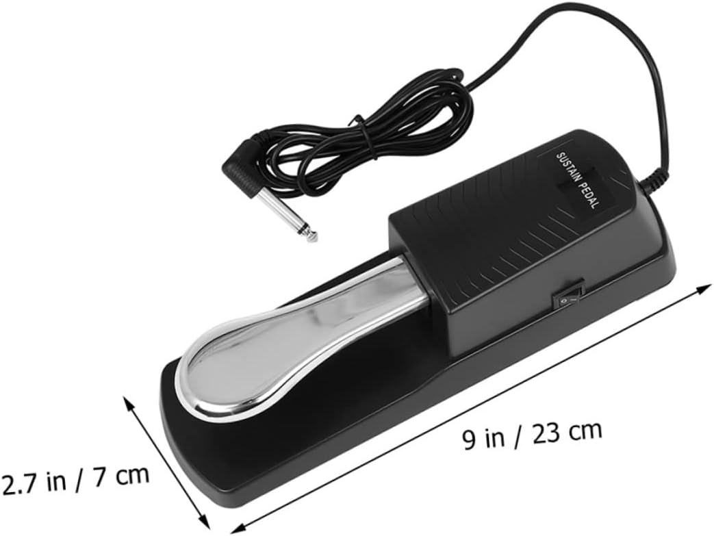 VICASKY Piano Continuation Pedal Keyboard Foot Pedal for Electronic Keyboard Craftsmanship
